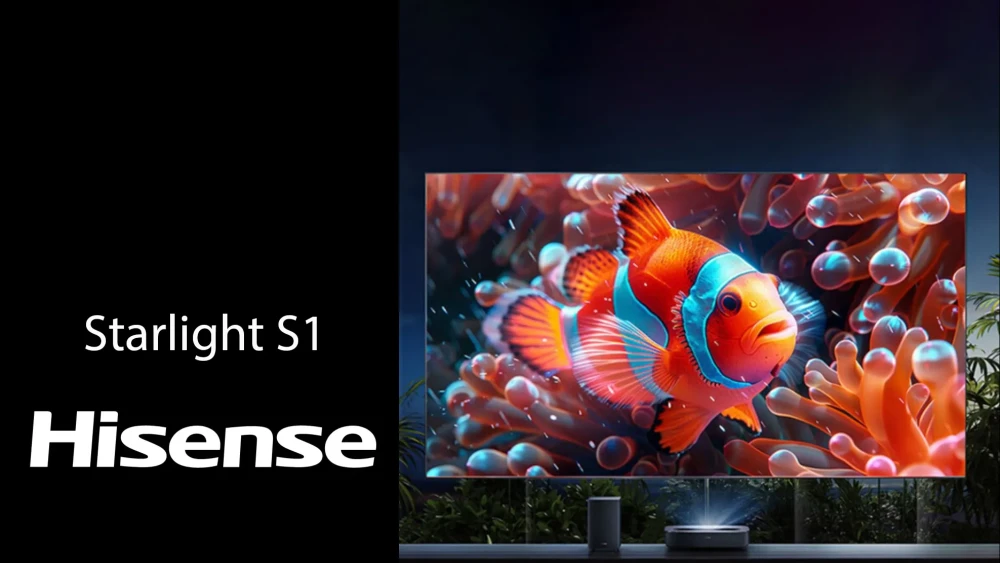 Hisense Starlight S1 — 100-дюймовый телевизор со складной конструкцией