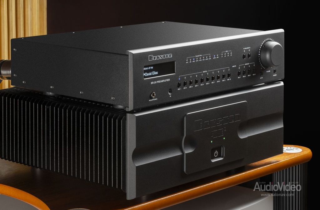 Сетевой предусилитель Bryston BR-20 c усилителем Bryston 4B3 Stereo