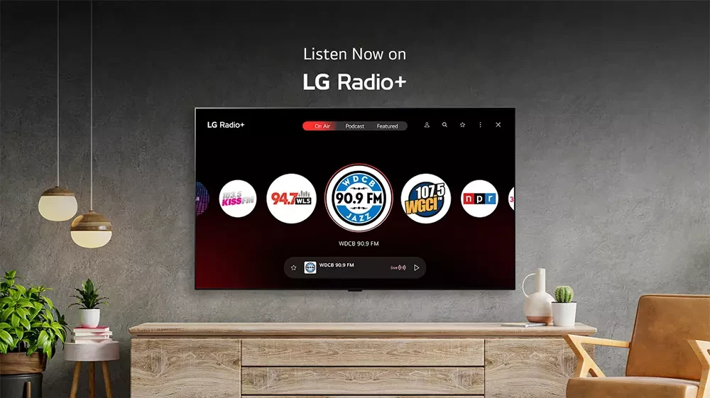 LG Radio+ – бесплатный аудиостриминг от LG Electronics