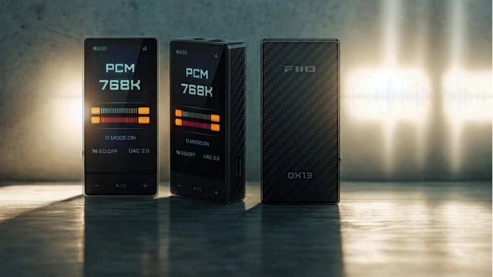 FIIO QX13 — портативный ЦАП с материалами из болидов «Формулы-1»