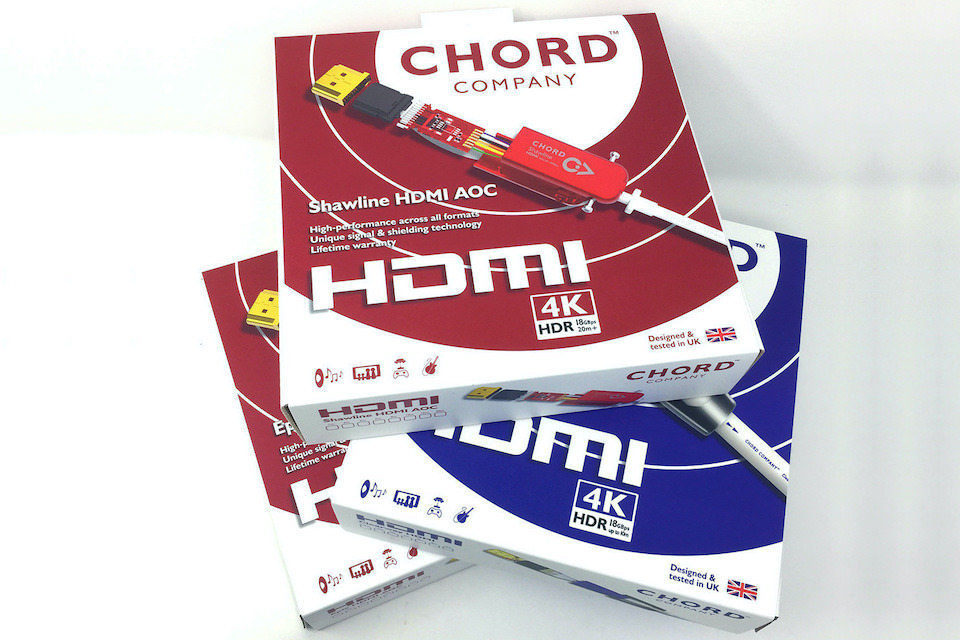 Chord Company пополнила HDMI-кабелями модельные ряды Clearway, Shawline и Epic