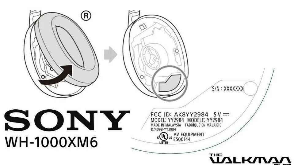 Информация о наушниках Sony WH-1000XM6 всплыла среди документов FCC