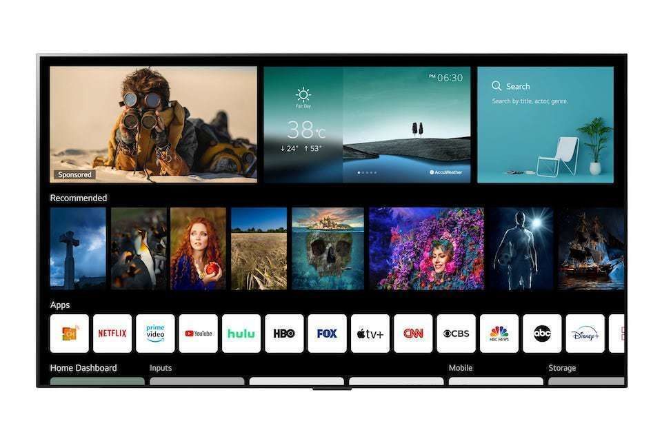 Умная платформа для телевизоров LG WebOS 6.0: новый главный экран и акцент на персональных рекомендациях