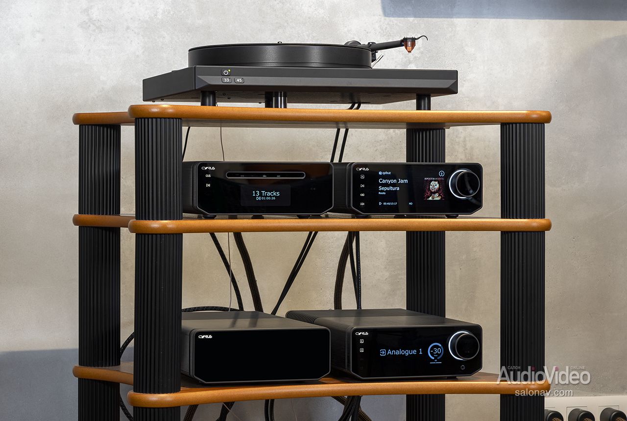 Компоненты Cyrus 40 c акустикой Canton Reference 9