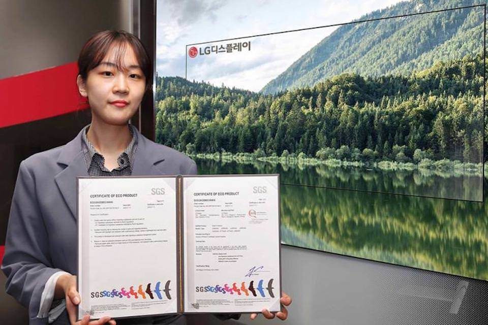 OLED-панели LG Display оказались экологичнее ЖК-телевизоров