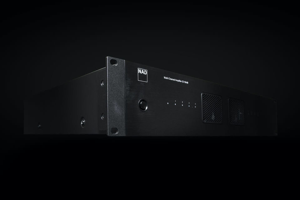 NAD выпустила 16-канальный инсталляционный усилитель CI 16-60 DSP