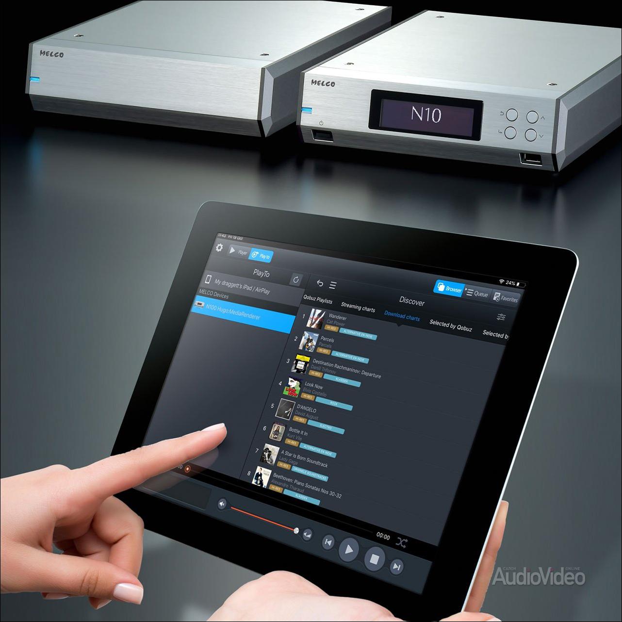 Серверы MELCO подружились с iPad