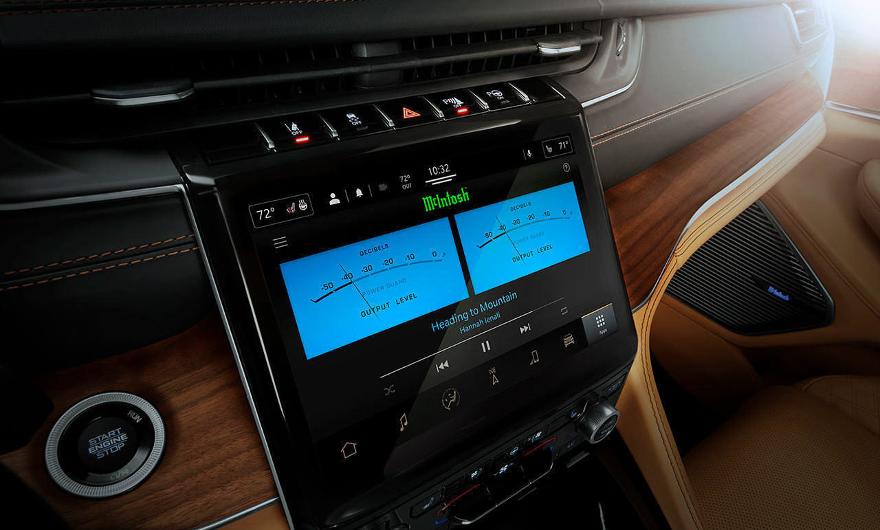 Jeep Grand Cherokee L 2021 получит аудиооснащение McIntosh MX950