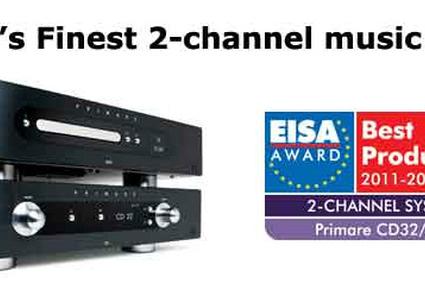Primare CD32/I32 признана лучшей 2-канальной музыкальной системой в Европе!