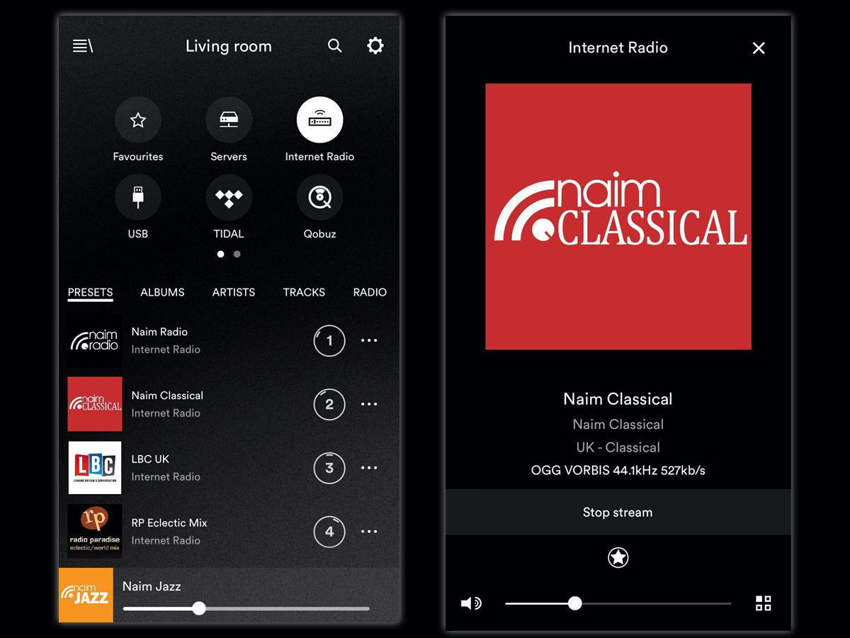 Naim HD Radio пополнилось станциями Naim Jazz HD и Classical HD в качестве CD и Hi-Res