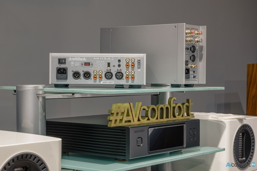 Усилитель мощности QUAD 303 и предусилитель QUAD 33 в AVComfort
