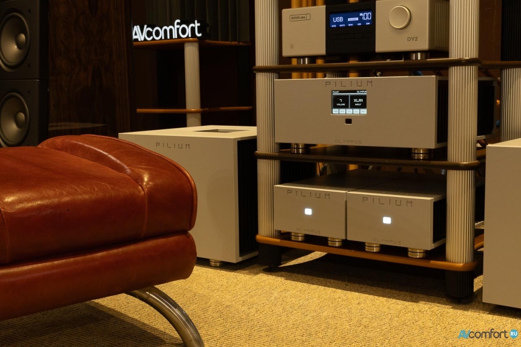 Pilium Audio: предусилитель Olympus и усилитель мощности Cronus в AVComfort