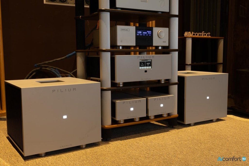 Pilium Audio: предусилитель Olympus и усилитель мощности Cronus в AVComfort