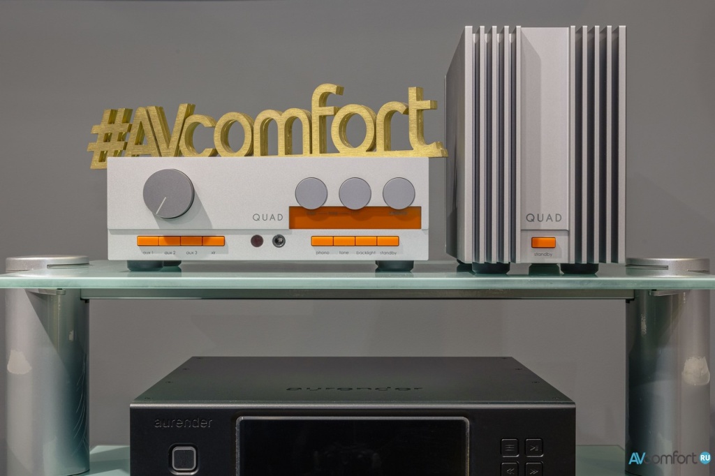 Усилитель мощности QUAD 303 и предусилитель QUAD 33 в AVComfort